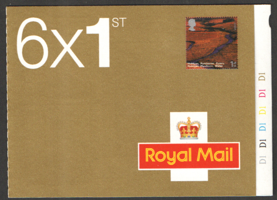 (image for) PM14 / SB3(14) Cyl D1 2004 British Journey: Wales 6 x 1st Class Booklet